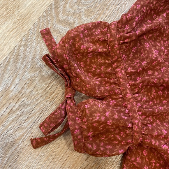 Madewell Short Sleeve Button Down Floral Blouse - Picture 4 of 5